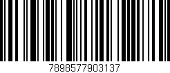 Código de barras (EAN, GTIN, SKU, ISBN): '7898577903137'