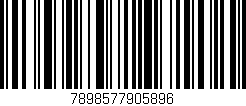 Código de barras (EAN, GTIN, SKU, ISBN): '7898577905896'