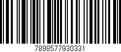 Código de barras (EAN, GTIN, SKU, ISBN): '7898577930331'