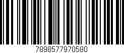 Código de barras (EAN, GTIN, SKU, ISBN): '7898577970580'