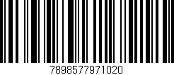 Código de barras (EAN, GTIN, SKU, ISBN): '7898577971020'