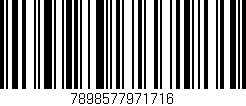 Código de barras (EAN, GTIN, SKU, ISBN): '7898577971716'