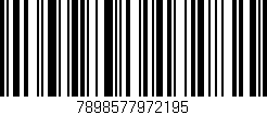 Código de barras (EAN, GTIN, SKU, ISBN): '7898577972195'