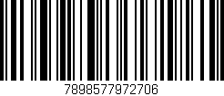 Código de barras (EAN, GTIN, SKU, ISBN): '7898577972706'