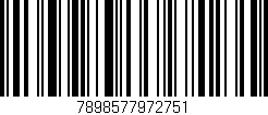 Código de barras (EAN, GTIN, SKU, ISBN): '7898577972751'