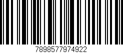 Código de barras (EAN, GTIN, SKU, ISBN): '7898577974922'