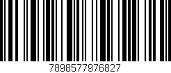 Código de barras (EAN, GTIN, SKU, ISBN): '7898577976827'