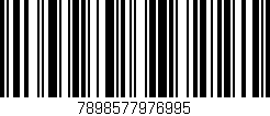Código de barras (EAN, GTIN, SKU, ISBN): '7898577976995'