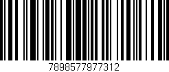 Código de barras (EAN, GTIN, SKU, ISBN): '7898577977312'