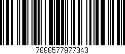 Código de barras (EAN, GTIN, SKU, ISBN): '7898577977343'