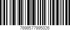 Código de barras (EAN, GTIN, SKU, ISBN): '7898577995026'