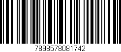Código de barras (EAN, GTIN, SKU, ISBN): '7898578081742'