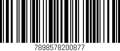 Código de barras (EAN, GTIN, SKU, ISBN): '7898578200877'