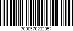 Código de barras (EAN, GTIN, SKU, ISBN): '7898578202857'