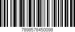 Código de barras (EAN, GTIN, SKU, ISBN): '7898578450098'
