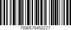 Código de barras (EAN, GTIN, SKU, ISBN): '7898578450227'
