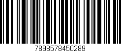 Código de barras (EAN, GTIN, SKU, ISBN): '7898578450289'