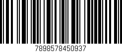 Código de barras (EAN, GTIN, SKU, ISBN): '7898578450937'