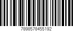 Código de barras (EAN, GTIN, SKU, ISBN): '7898578455192'