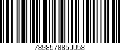 Código de barras (EAN, GTIN, SKU, ISBN): '7898578850058'