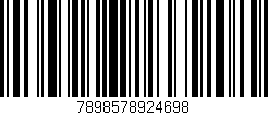 Código de barras (EAN, GTIN, SKU, ISBN): '7898578924698'