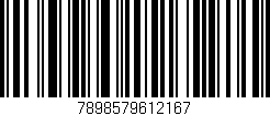Código de barras (EAN, GTIN, SKU, ISBN): '7898579612167'