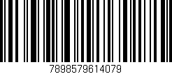 Código de barras (EAN, GTIN, SKU, ISBN): '7898579614079'
