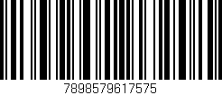 Código de barras (EAN, GTIN, SKU, ISBN): '7898579617575'
