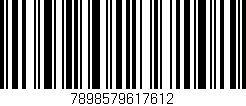 Código de barras (EAN, GTIN, SKU, ISBN): '7898579617612'