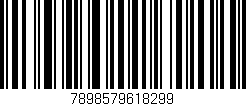 Código de barras (EAN, GTIN, SKU, ISBN): '7898579618299'
