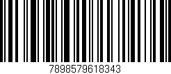 Código de barras (EAN, GTIN, SKU, ISBN): '7898579618343'