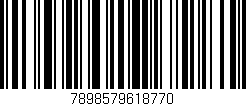 Código de barras (EAN, GTIN, SKU, ISBN): '7898579618770'