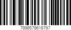 Código de barras (EAN, GTIN, SKU, ISBN): '7898579618787'