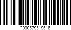 Código de barras (EAN, GTIN, SKU, ISBN): '7898579619616'