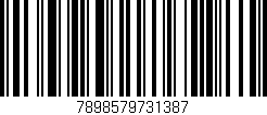 Código de barras (EAN, GTIN, SKU, ISBN): '7898579731387'