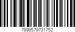 Código de barras (EAN, GTIN, SKU, ISBN): '7898579731752'