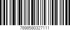 Código de barras (EAN, GTIN, SKU, ISBN): '7898580327111'