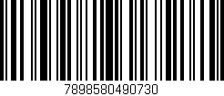 Código de barras (EAN, GTIN, SKU, ISBN): '7898580490730'