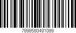 Código de barras (EAN, GTIN, SKU, ISBN): '7898580491089'