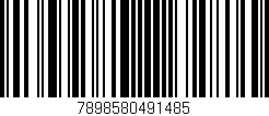 Código de barras (EAN, GTIN, SKU, ISBN): '7898580491485'