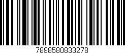 Código de barras (EAN, GTIN, SKU, ISBN): '7898580833278'