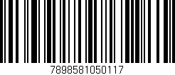 Código de barras (EAN, GTIN, SKU, ISBN): '7898581050117'