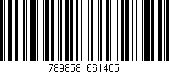 Código de barras (EAN, GTIN, SKU, ISBN): '7898581661405'