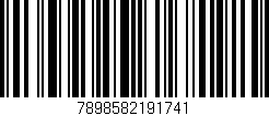 Código de barras (EAN, GTIN, SKU, ISBN): '7898582191741'
