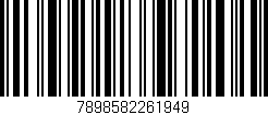 Código de barras (EAN, GTIN, SKU, ISBN): '7898582261949'