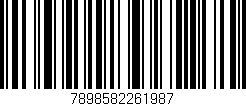 Código de barras (EAN, GTIN, SKU, ISBN): '7898582261987'