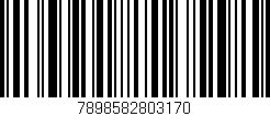 Código de barras (EAN, GTIN, SKU, ISBN): '7898582803170'