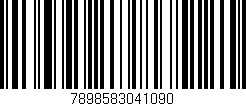 Código de barras (EAN, GTIN, SKU, ISBN): '7898583041090'