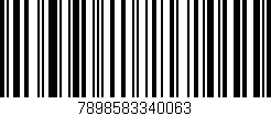 Código de barras (EAN, GTIN, SKU, ISBN): '7898583340063'