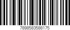 Código de barras (EAN, GTIN, SKU, ISBN): '7898583588175'